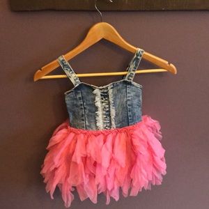 Denim Tutu dress